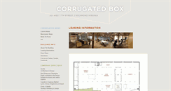 Desktop Screenshot of corrugatedboxbuilding.com